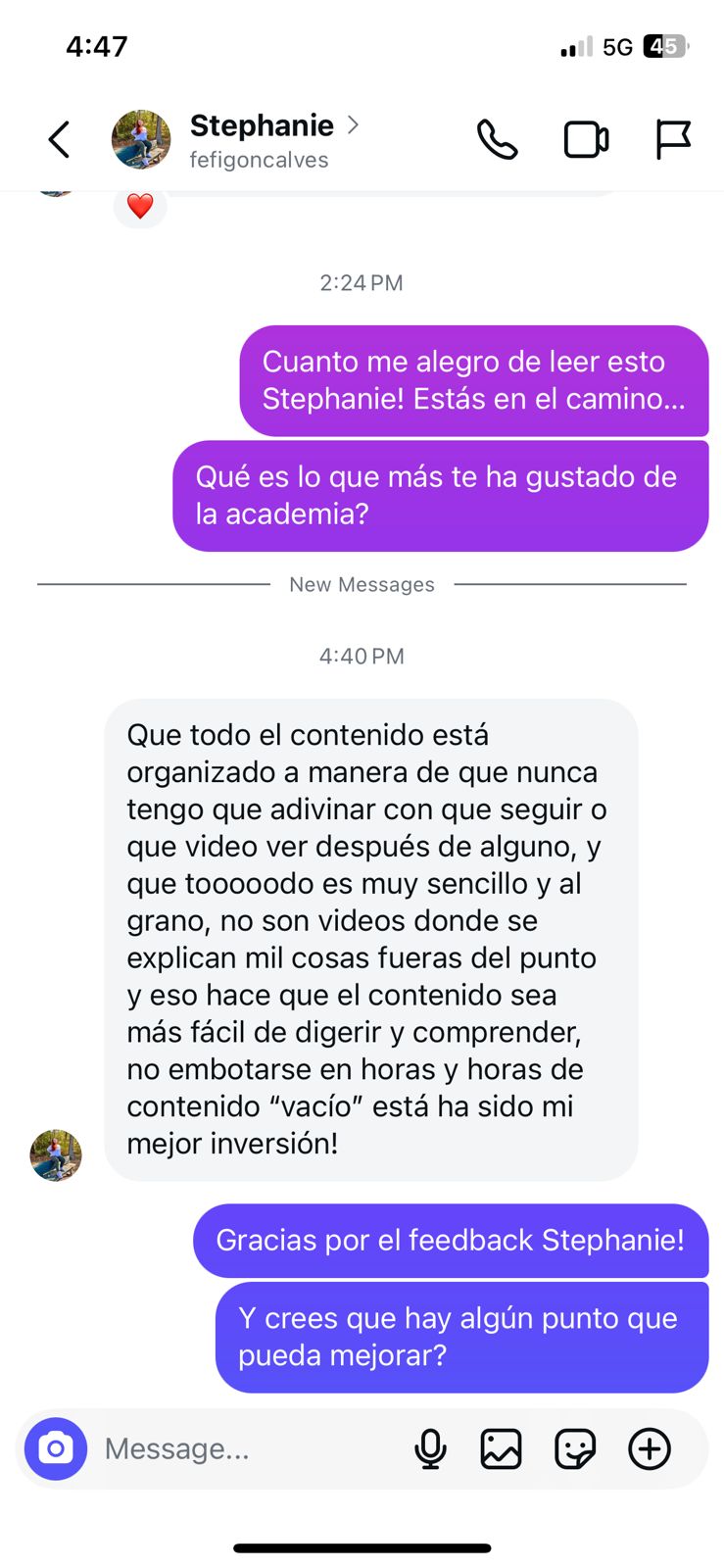 Testimonio de alumno de PROFIT4LIFE